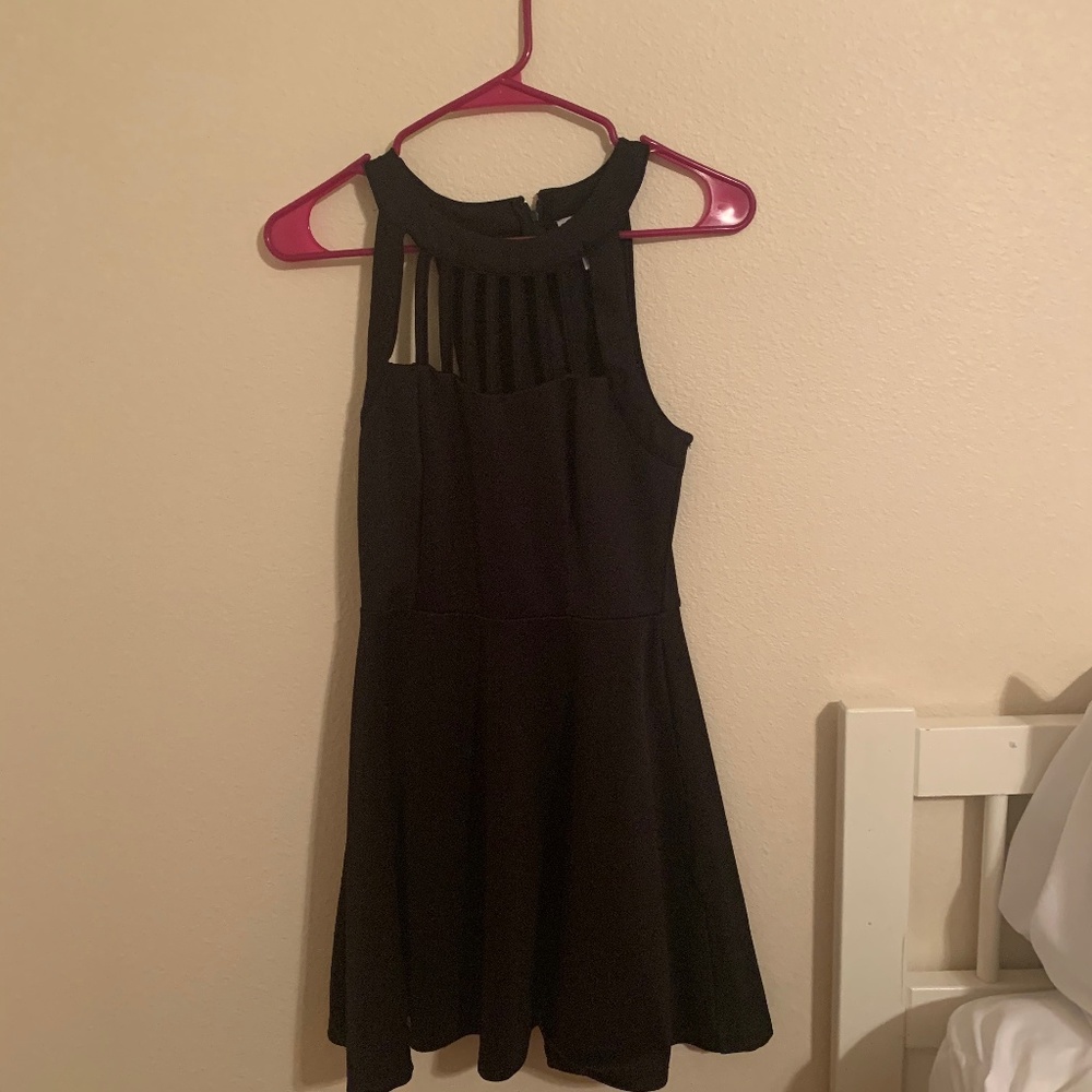 Black Halter Style Dress